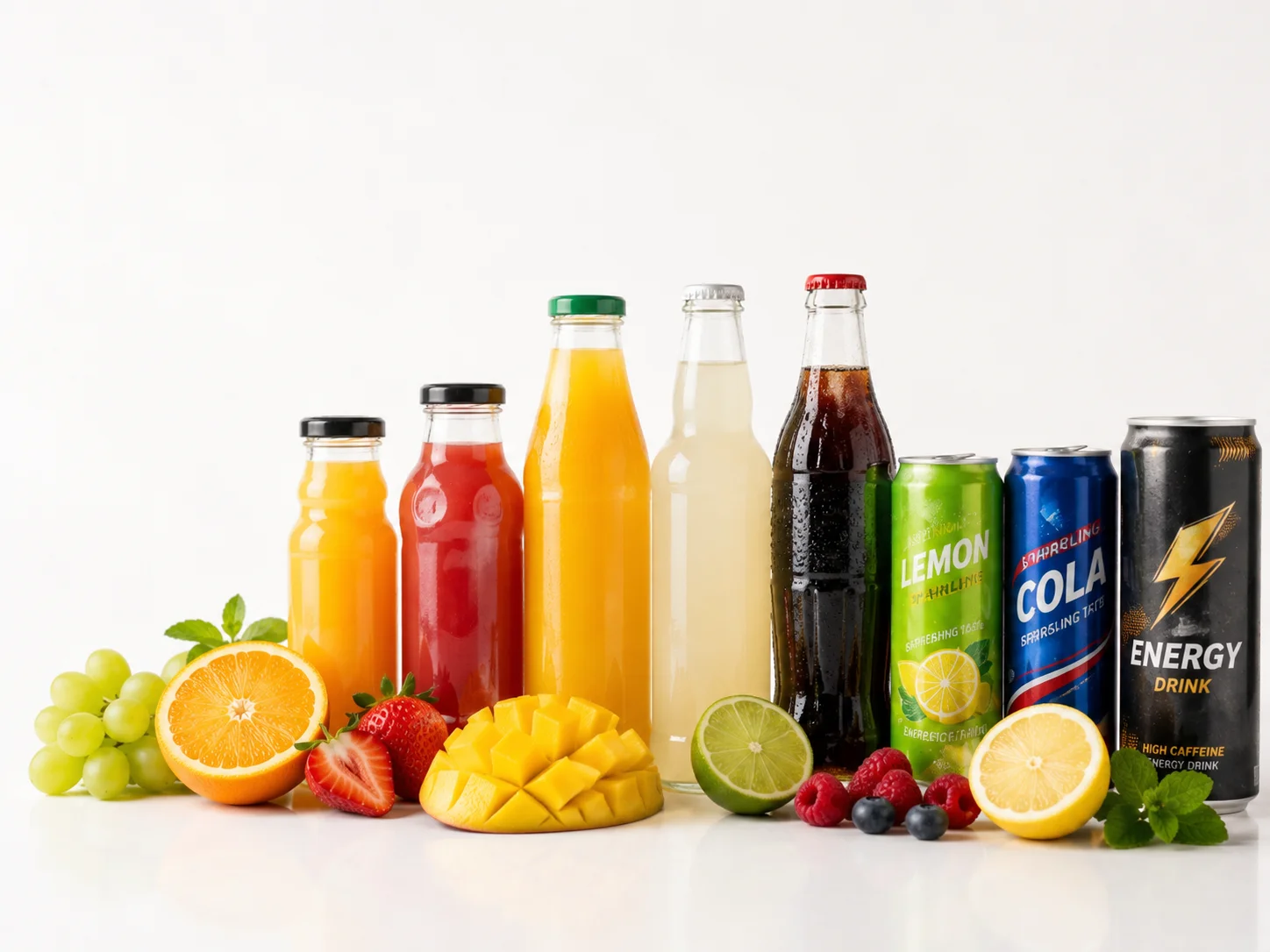 Beverages (Juices, Soft Drinks, Energy Drinks)